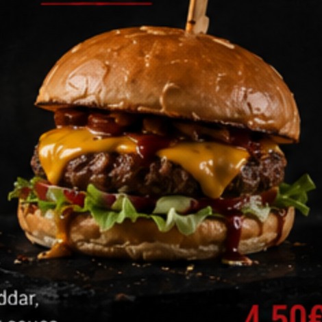 Cheese smash burger