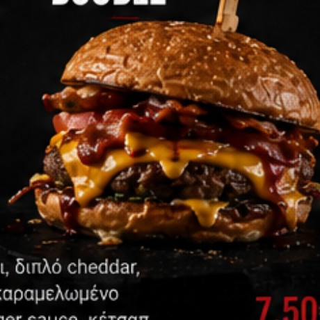 Double smash burger